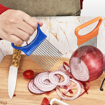 Onion Cutter Vegetables Slicer Tomato Cutting Aid Holder Guide Slicing Kitchen Accessories Gadgets 2025