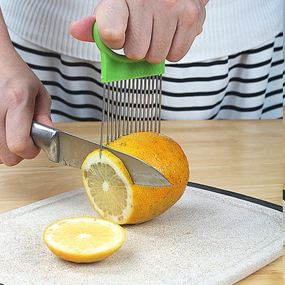 Onion Cutter Vegetables Slicer Tomato Cutting Aid Holder Guide Slicing Kitchen Accessories Gadgets 2025