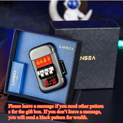 2025 Dual Arc Plasma Lighter with Fruit Pattern, USB-C Rechargeable Windproof for Cigar Outdoor & Creative Adult Gifts