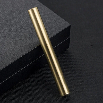 2025 New Creative Unusual Copper Kerosene Lighter Nunchaku Retro Grinding Wheel Lighter Foldable Portable Men's Exquisite Gift