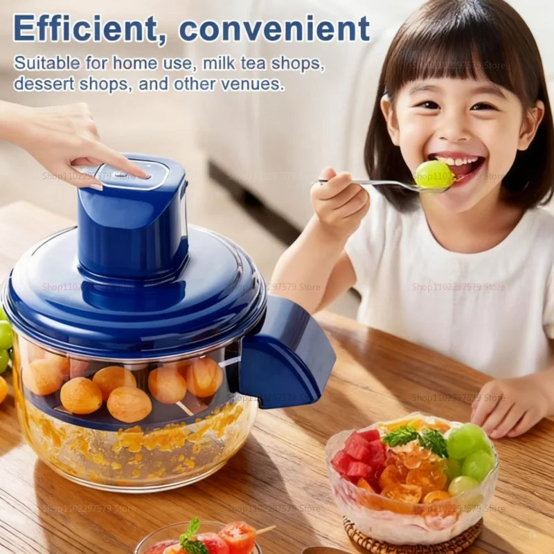 Grape Peeler Machine Electric Garlic Peeling Machine 2025 New Automatic Small Fruit Peeling Tool for Grapes Garlic Tomato Cherry