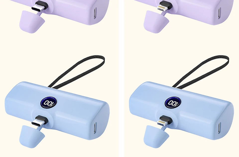 Liboer Fast Charging Portable Power Bank LED Display Mobile External Battery for iPhone Samsung Xiaomi OPPO Compact Powerbank