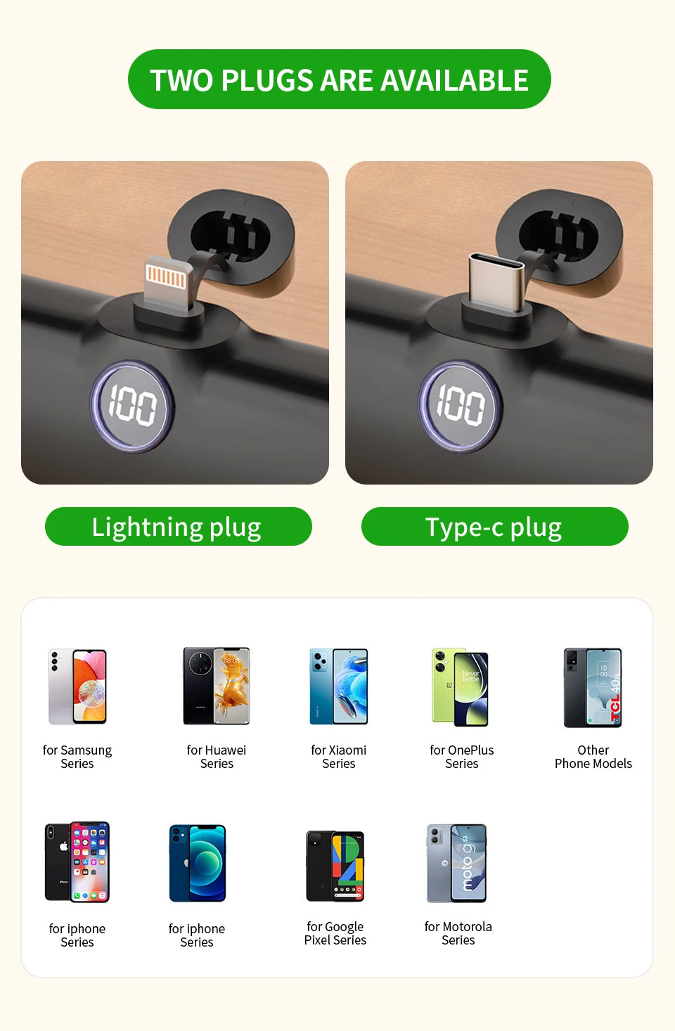 Liboer Fast Charging Portable Power Bank LED Display Mobile External Battery for iPhone Samsung Xiaomi OPPO Compact Powerbank