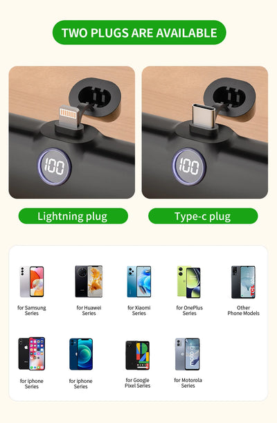 Liboer Fast Charging Portable Power Bank LED Display Mobile External Battery for iPhone Samsung Xiaomi OPPO Compact Powerbank