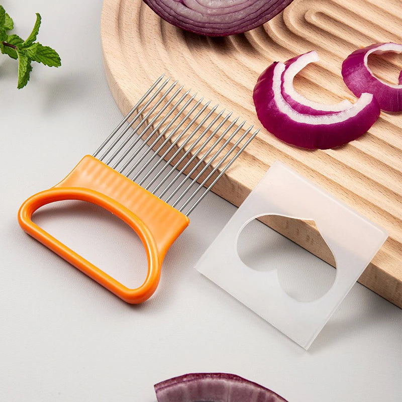 Onion Cutter Vegetables Slicer Tomato Cutting Aid Holder Guide Slicing Kitchen Accessories Gadgets 2025