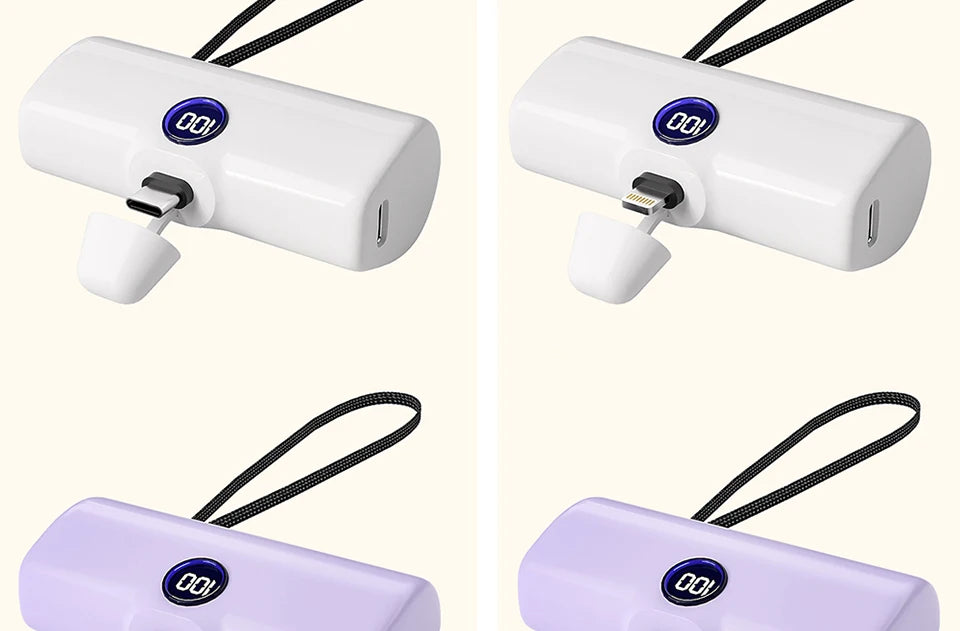 Liboer Fast Charging Portable Power Bank LED Display Mobile External Battery for iPhone Samsung Xiaomi OPPO Compact Powerbank