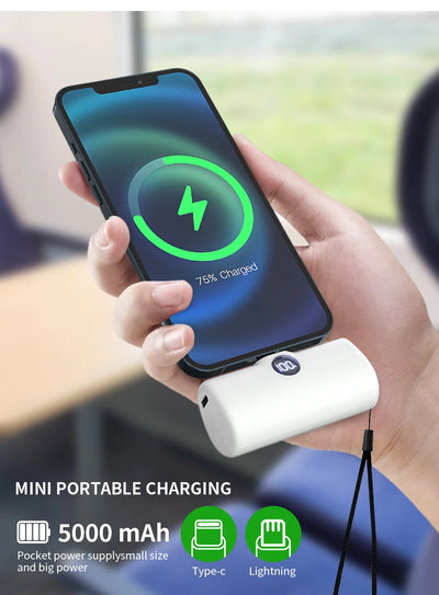 Liboer Fast Charging Portable Power Bank LED Display Mobile External Battery for iPhone Samsung Xiaomi OPPO Compact Powerbank