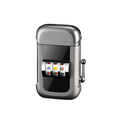 2025 Dual Arc Plasma Lighter with Fruit Pattern, USB-C Rechargeable Windproof for Cigar Outdoor & Creative Adult Gifts