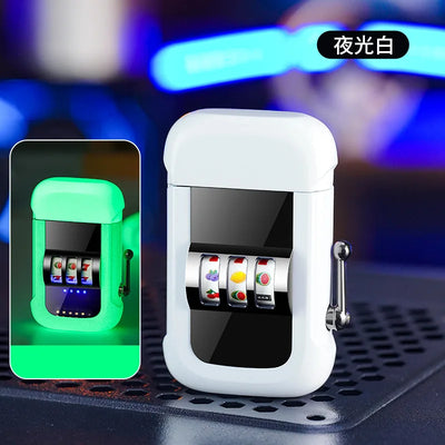 2025 Dual Arc Plasma Lighter with Fruit Pattern, USB-C Rechargeable Windproof for Cigar Outdoor & Creative Adult Gifts