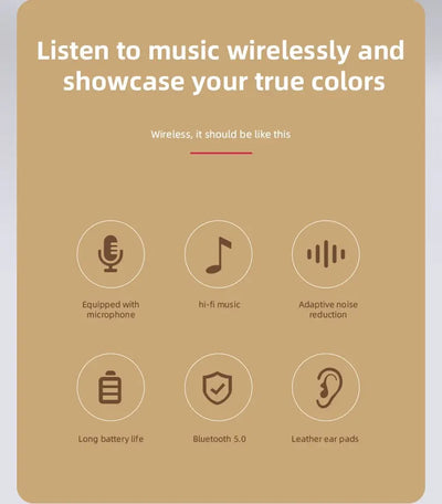 Stereo P47 Headset 5.0 Bluetooth Headset Folding Series Wireless Sports Game Headset for iPhone XiaoMi